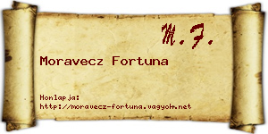 Moravecz Fortuna névjegykártya